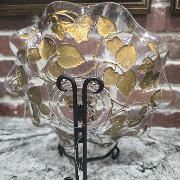 Antique Goofus Glass Plate - Picture 5 of 5